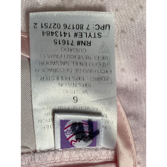 Girls' Pink Dress Size 6 With Overlay & Ribbon for Play - Picture 6 of 10